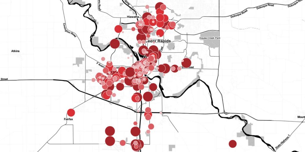 Most Dangerous Intersections in Cedar Rapids