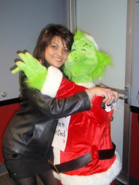 Angela Karfis and the Grinch!