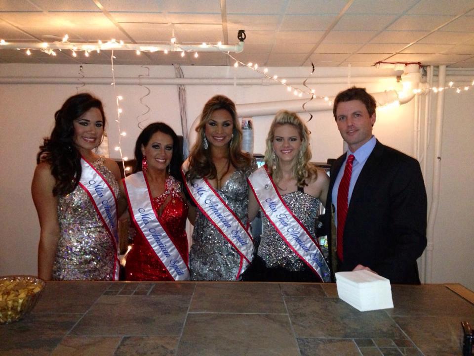 Brian McFayden with the Queens of American Spirit