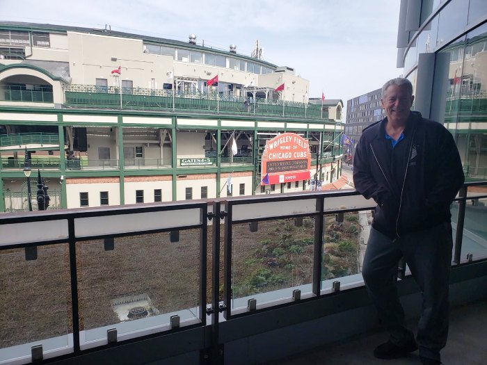 Dennis VanDerGinst at Wrigley in Chicago Dennis VanDerGinst at Wrigley in Chicago