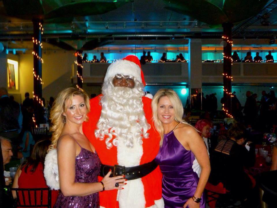 Maggie, Santa and Nancy