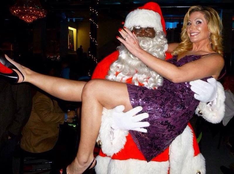 Maggie and Santa