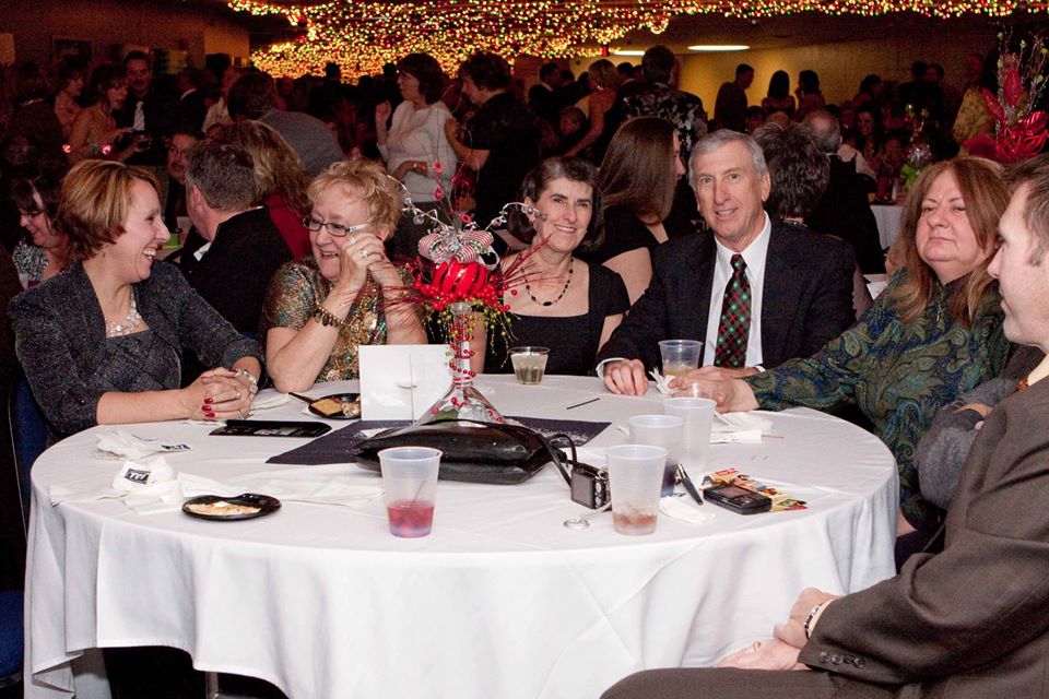 V-Law stalwarts, Betty Plank, Colette and John Westensee and Kathy Fox