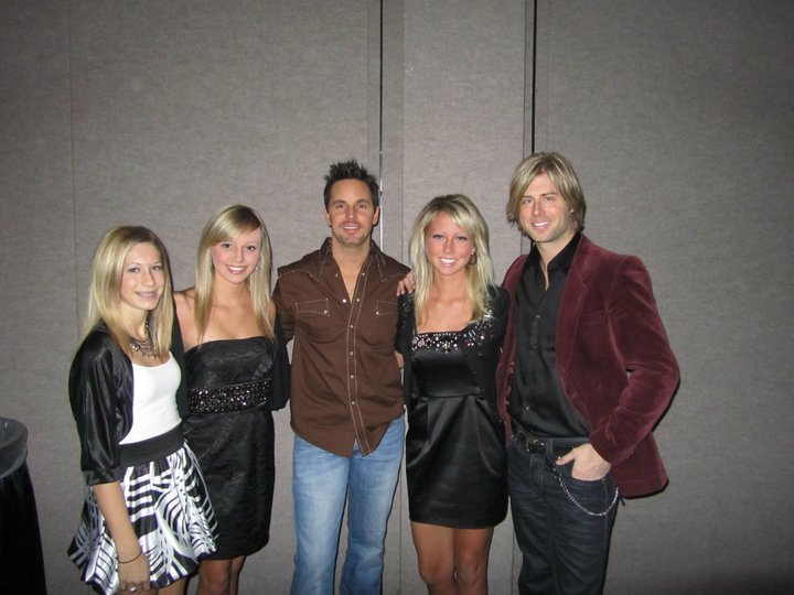 Wes Hayden and Beau Davidson with friends