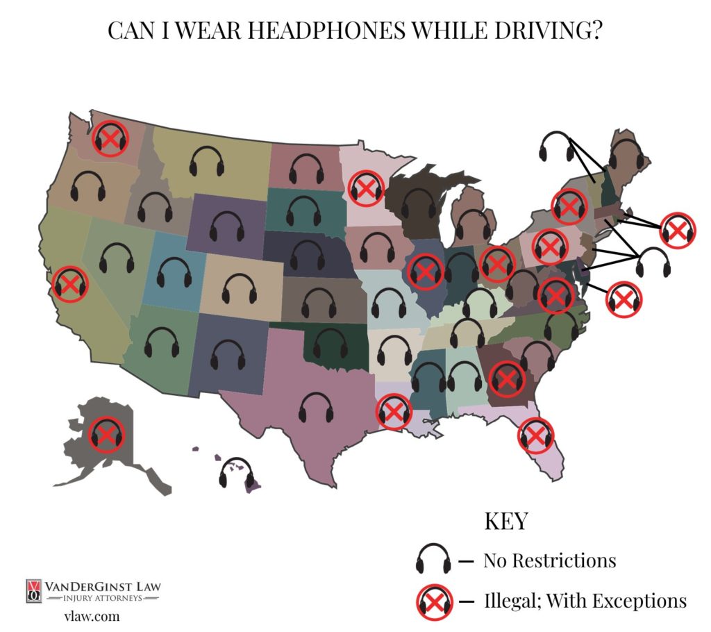 Can I Wear Headphones While Driving?
