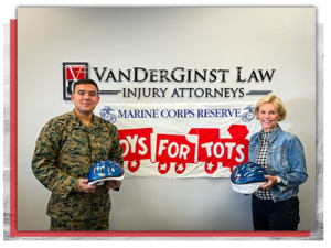 Toys for Tots Helmet Donation