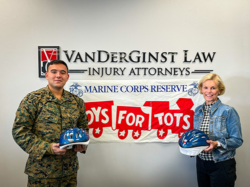 Toys For Tots Helmet Donation